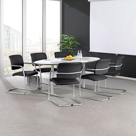 Stackable meeting room chair SIMCOE in a boardroom
