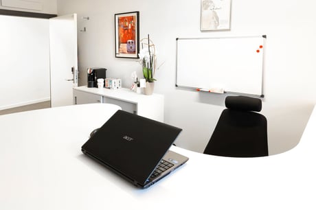 Funktionelt kontor på 13 kvadratmeter