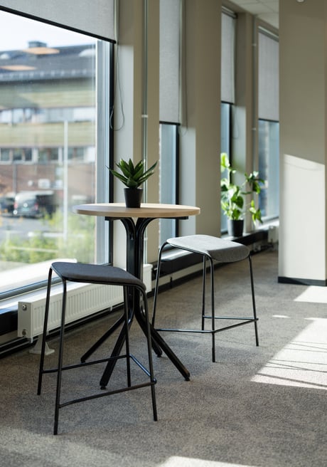 Sitteplass kontorlandskap