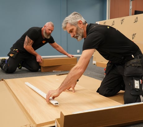 Montert og klargjort av erfarne montører