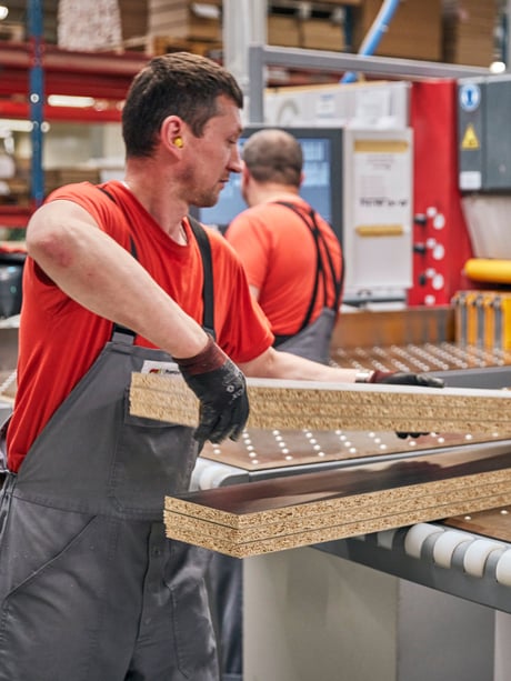 a factory worker at AJ Products