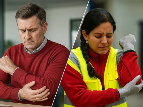 Ont i armbågen: Vanliga orsaker och lösningar på arbetsplatsen