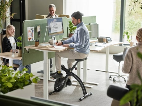 Swap sedentary sitting for an active and ergonomic office chair