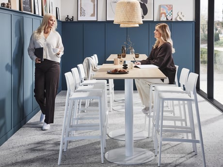 Women sitting at the table