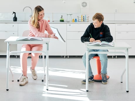 Her er, hvad eleverne mener om vores aktive skolemøbler