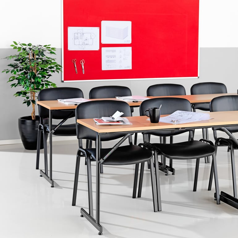 classroom-style meeting room set up example