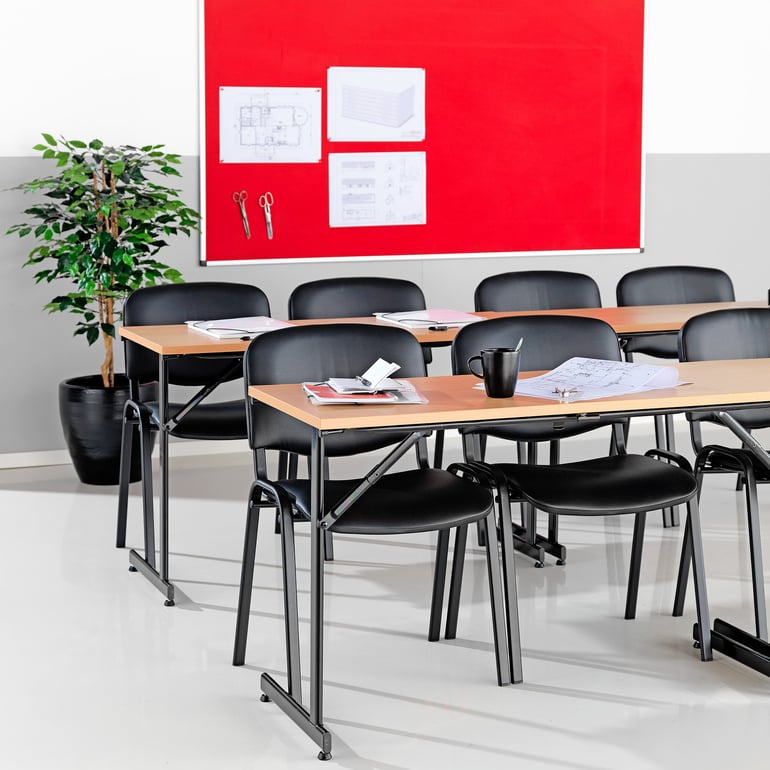 classroom-style meeting room set up example