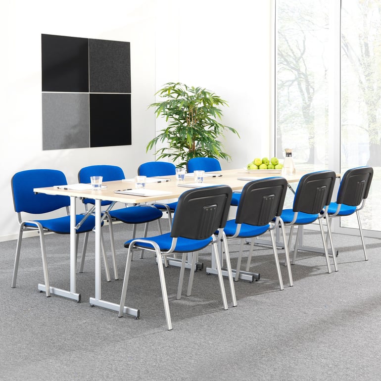 boardroom layout table and chairs distribution