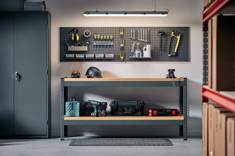 Workbench COMBO and Wall mounted tool panel DIRECT