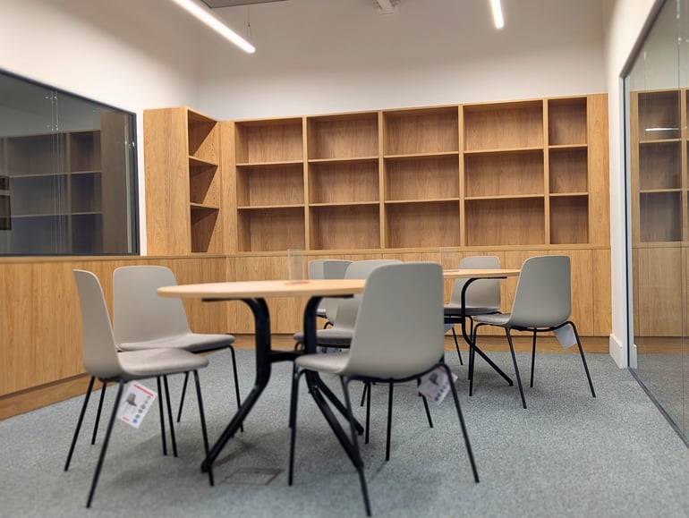 LANGFORD chairs and VARIOUS tables
