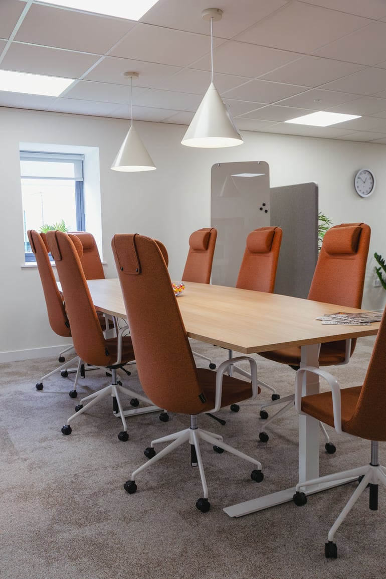 Showroom AJ Products UK conference room