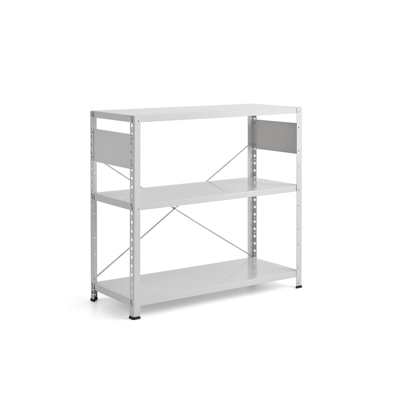 Hylla IDEAL Grundsektion 920x1010x400 Mm Gr Gr Hyllplan AJ Hylla IDEAL Grundsektion 920x1010x400 Mm Gr Gr Hyllplan AJ