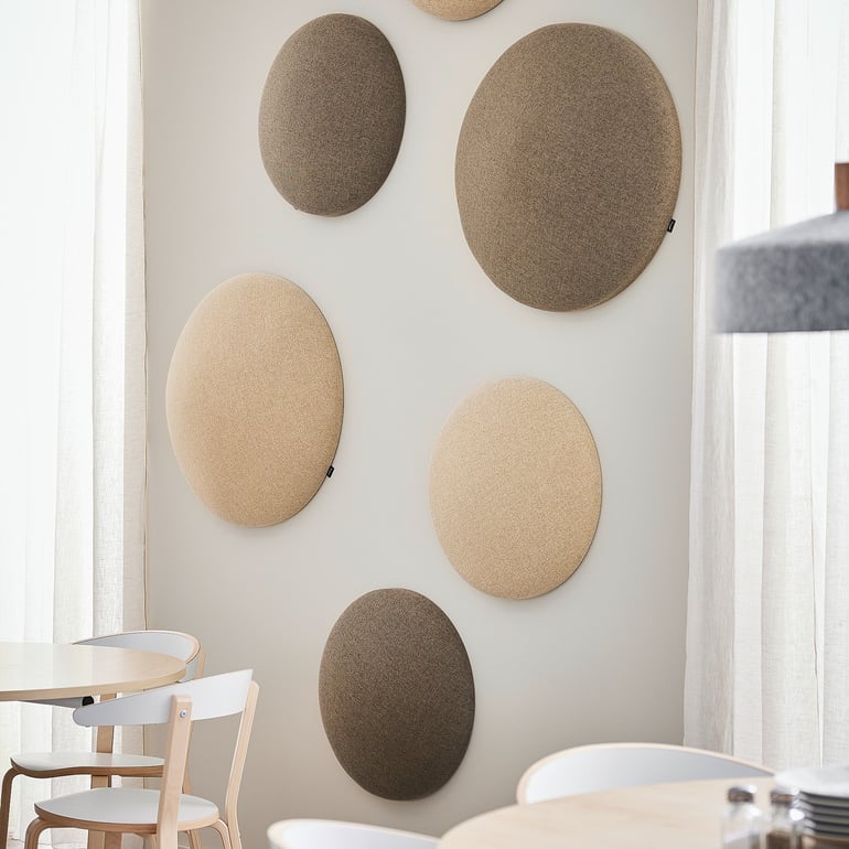 Akustiikkapaneeli Sein n POLY Kaareva Ympyr 550x140 Mm Ruskea Akustiikkapaneeli Sein n POLY Kaareva Ympyr 550x140 Mm Ruskea