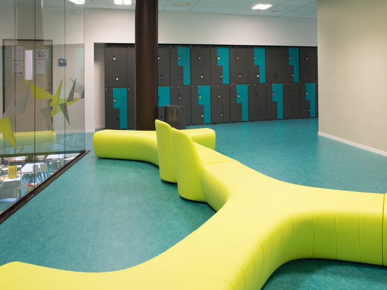 Frisk og farverig nybygget friskole