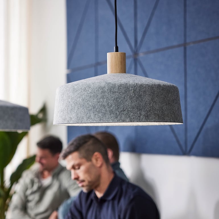 a close up of the pendant lamp TOP by AJ Products
