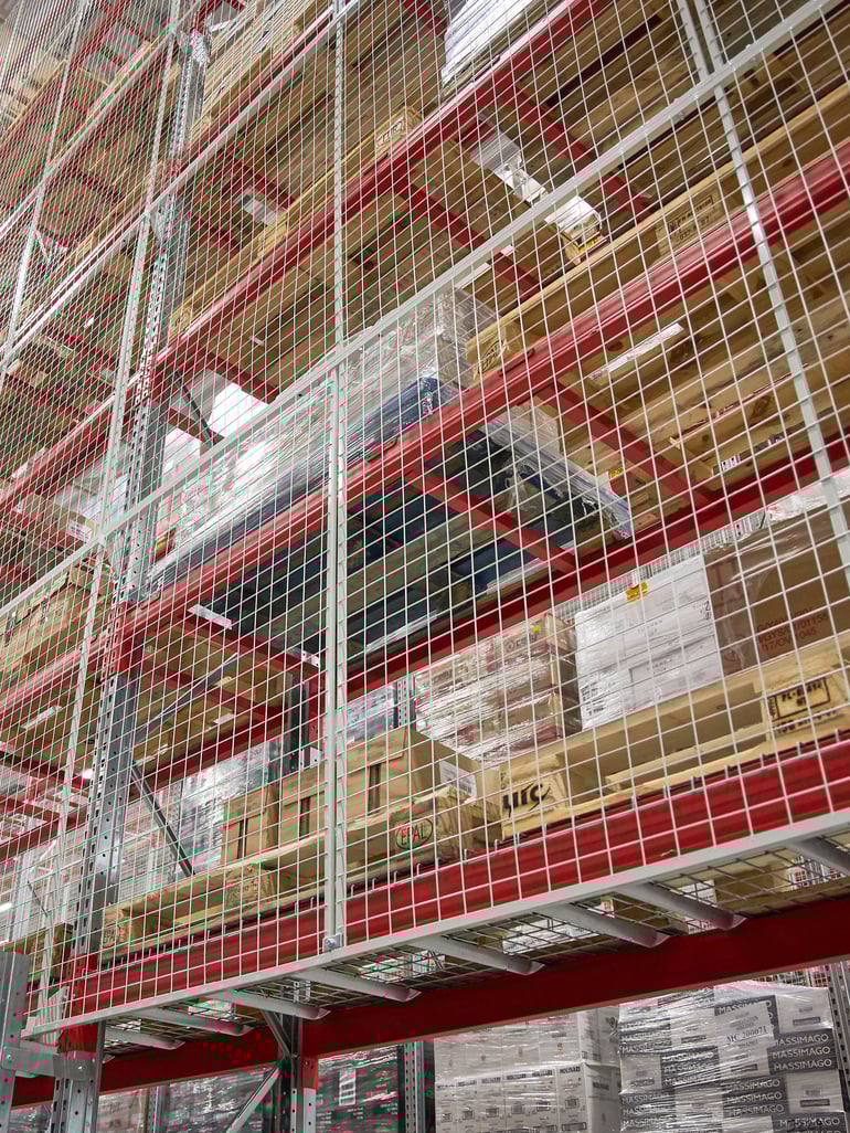 pallet racking at Airshoppen