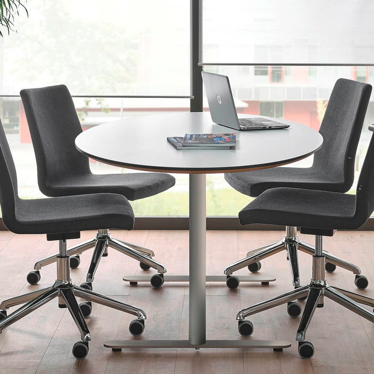 Conference table and chairs
