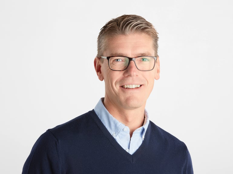 portrait of Johan Elamsson, Projects Sales Exsctutive at AJ Products Sweden