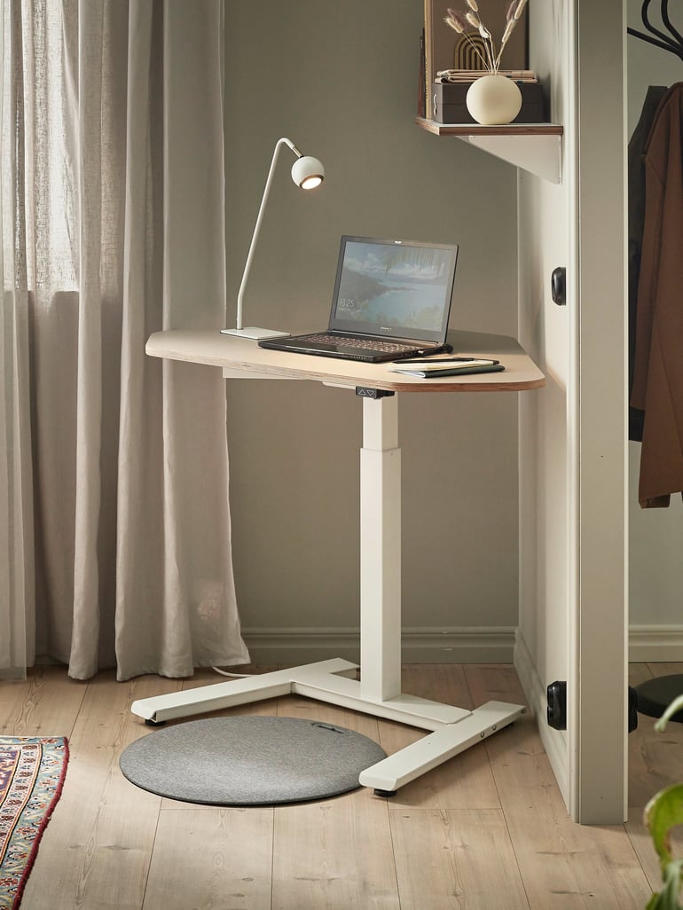 Home office corner desk