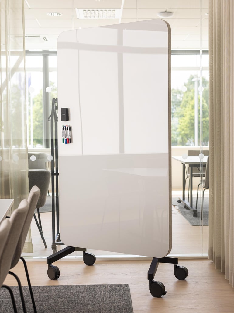 Skrivetavle på hjul