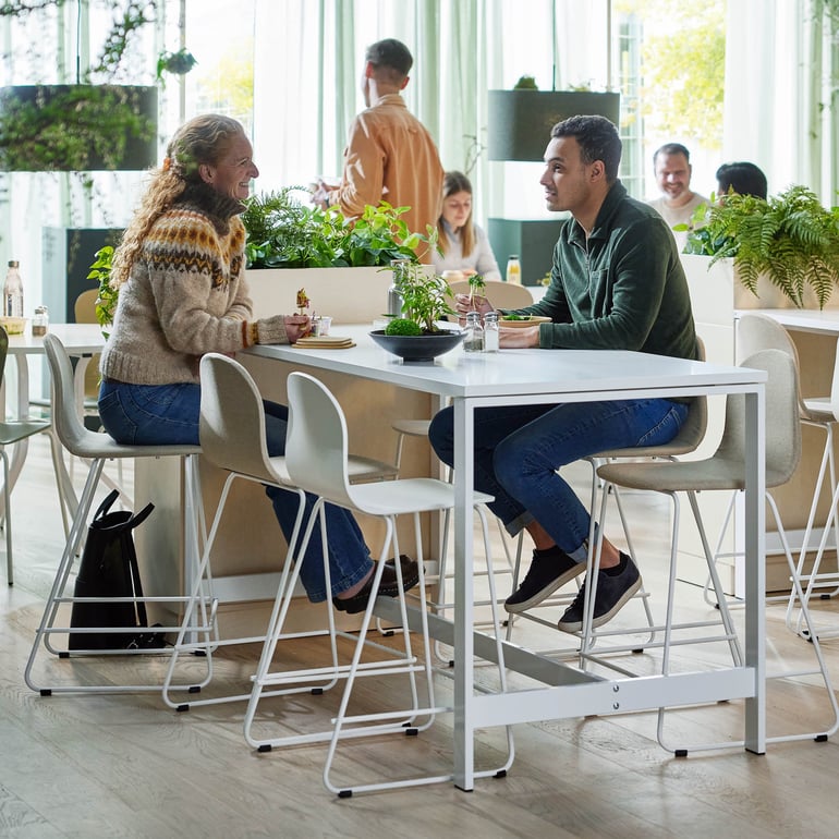 Lunchroom tables and chairs