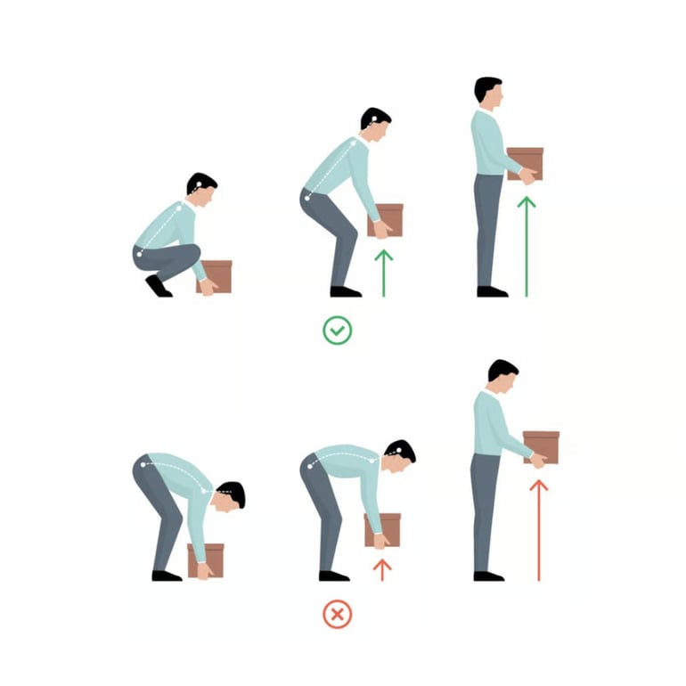 how to lift correctly