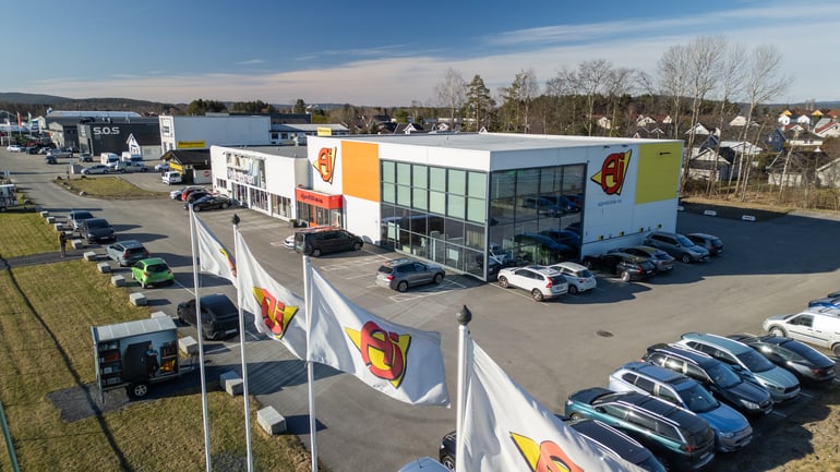 Bilde av AJ bygget utvendig