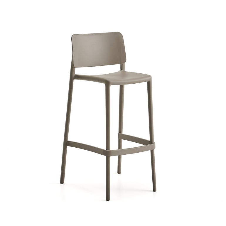 Levně Barová židle RIO, výška sedáku 750 mm, taupe