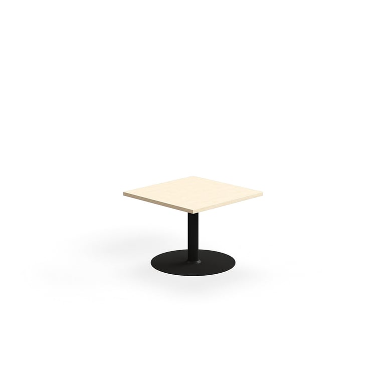 Levně Konferenční stolek VERTICUS, 700x700x500 mm, bříza/černá
