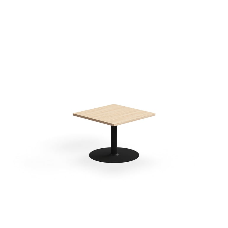 Levně Konferenční stolek VERTICUS, 700x700x500 mm, dub/černá