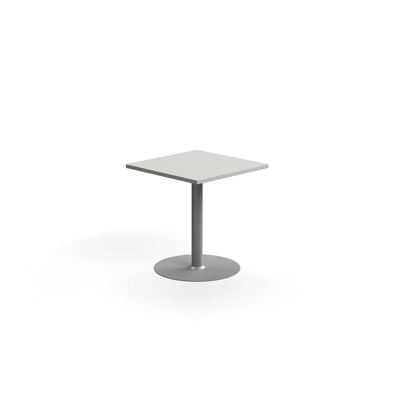 Levně Stůl VERTICUS, 700x700x720 mm, světle šedá/stříbrná