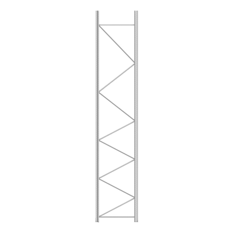 Nosný rám k paletovému regálu ULTIMATE, 5500x1100 mm, 12500 kg
