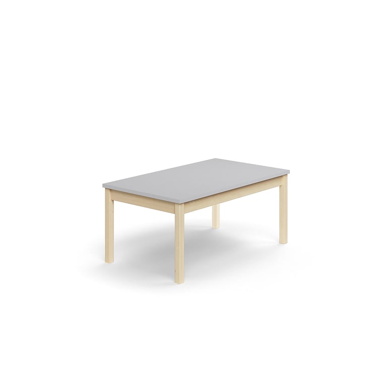 Levně Stůl DECIBEL, 1200x700x530 mm, akustická HPL deska, bříza/šedá