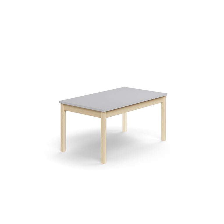 Levně Stůl DECIBEL, 1200x700x590 mm, akustická HPL deska, bříza/šedá