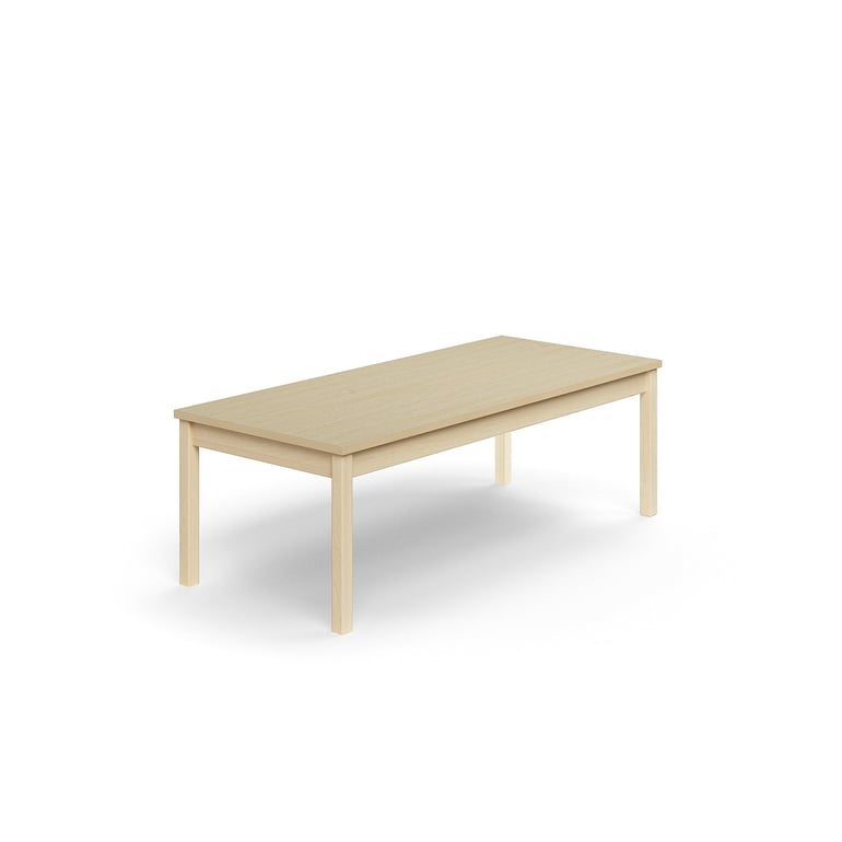 Stôl DECIBEL, 1600x700x530 mm, akustický HPL, breza