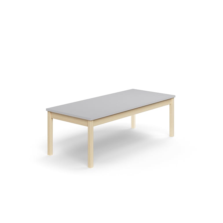 Levně Stůl DECIBEL, 1600x700x530 mm, akustická HPL deska, bříza/šedá