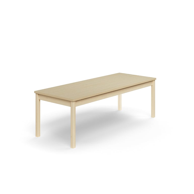 Stôl DECIBEL, 1800x700x590 mm, akustický HPL, breza