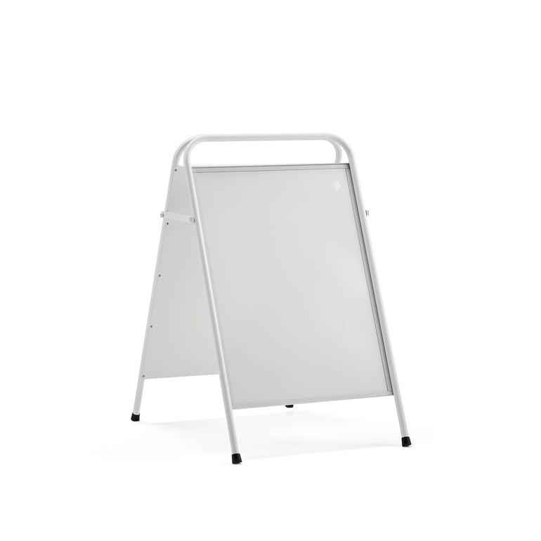 Levně Reklamní stojan, 500x700 mm, bílá