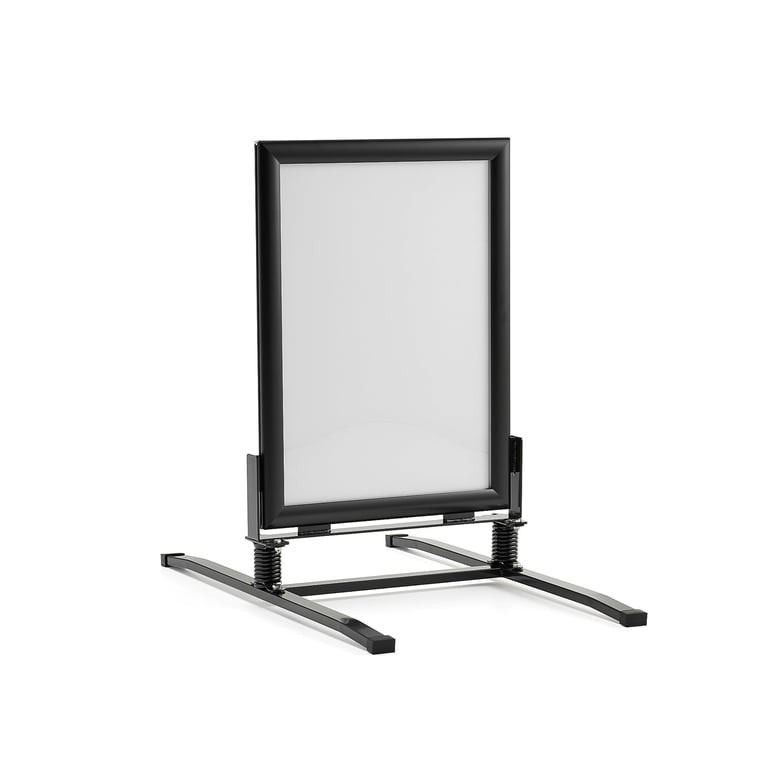 Levně Reklamní stojan, 500x700 mm, černá