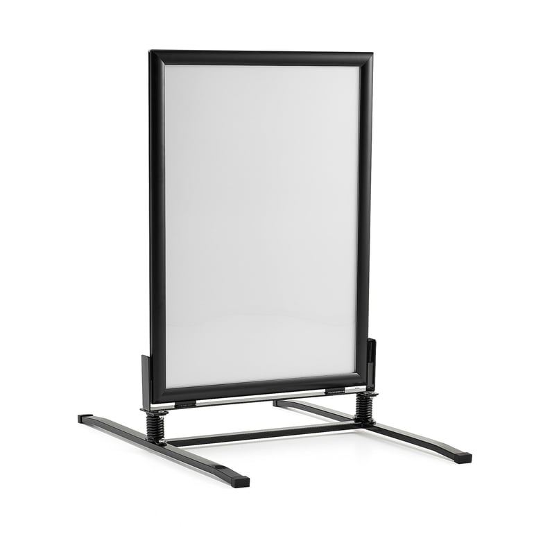 Swing sign stand, 700x1000 mm, black | AJ Products UK