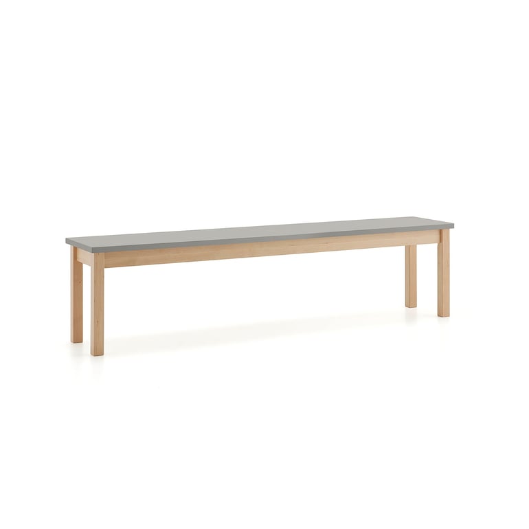 Levně Lavice ZET, 1800x360 mm, šedá