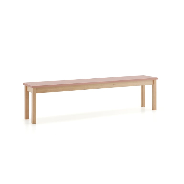 Levně Lavice ZET, 1800x360 mm, tmavě růžová