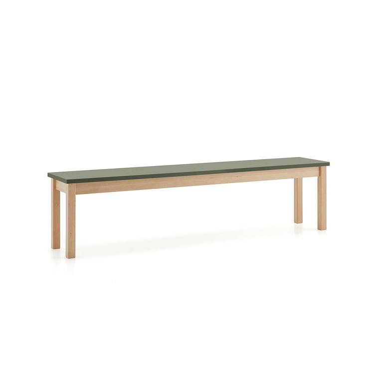 Levně Lavice ZET, 1800x360 mm, tmavě zelená