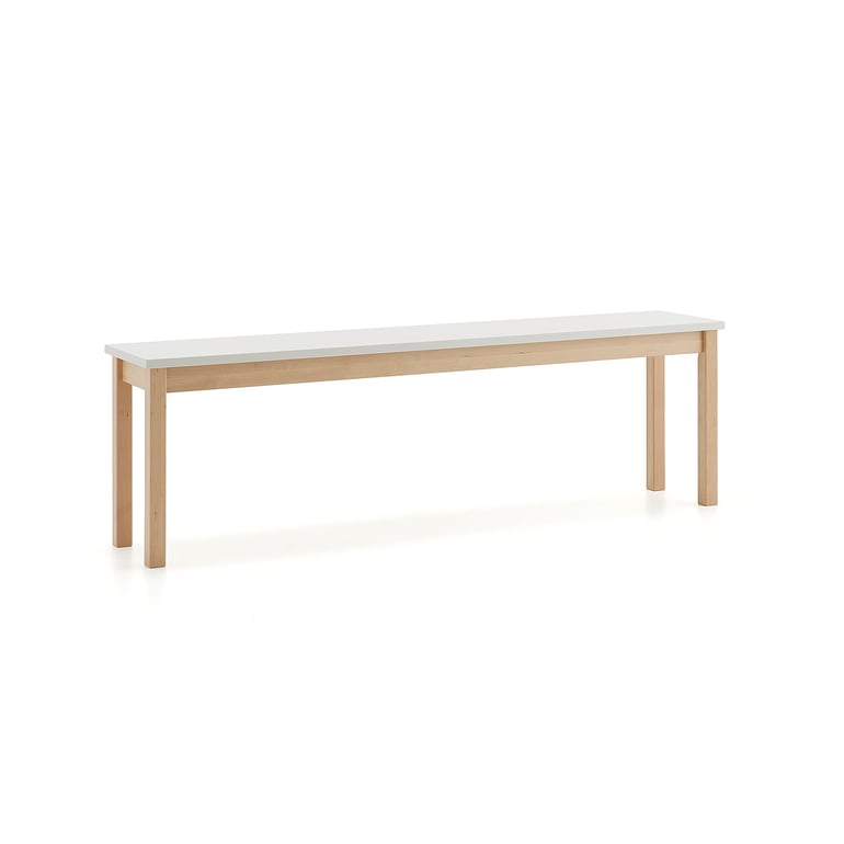 Levně Lavice ZET, 1800x440 mm, bílá