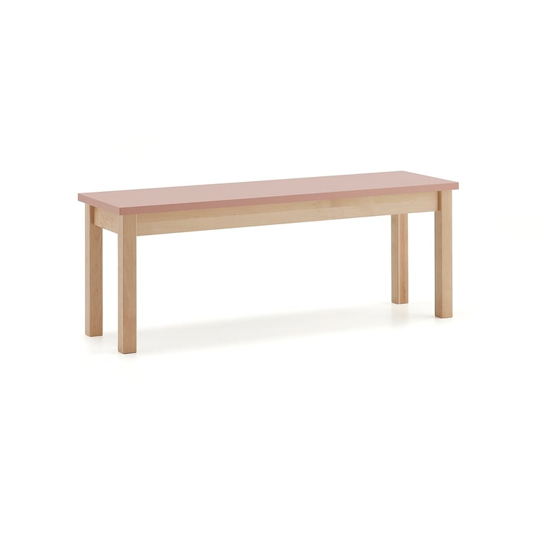Levně Lavice ZET, 1200x440 mm, tmavě růžová