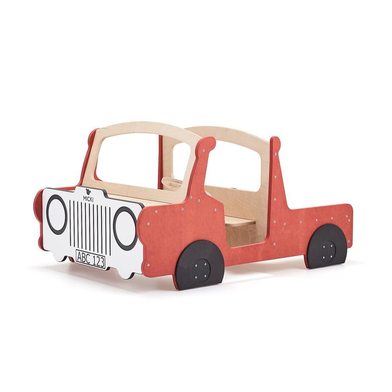 Levně Hrací nábytek DRIVE, auto, červená
