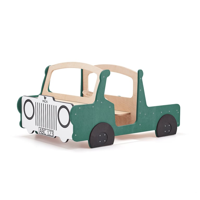 Hrací nábytek DRIVE, auto, zelená