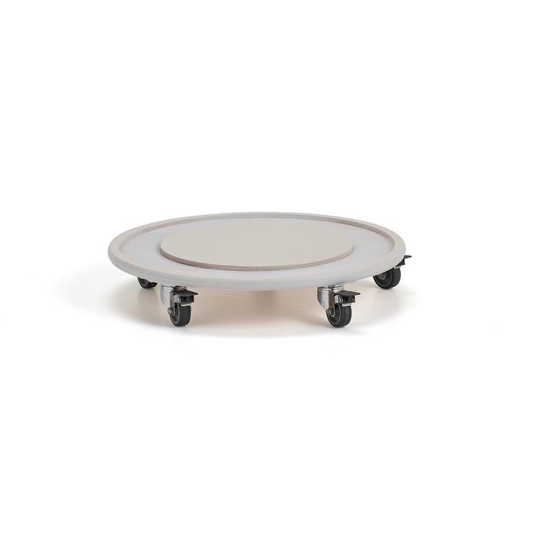 Stool Trolley Stool trolley ASIDE, white | AJ Products UK