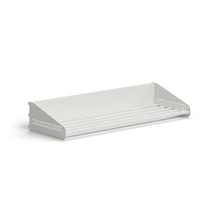 E-shop Regál na topánky ENTRY, bez prepážky, 900 mm, biela, RAL 9003