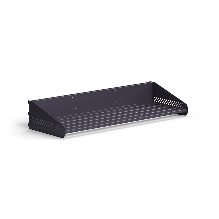 E-shop Regál na topánky ENTRY, bez prepážky, 900 mm, antracit, RAL 7043